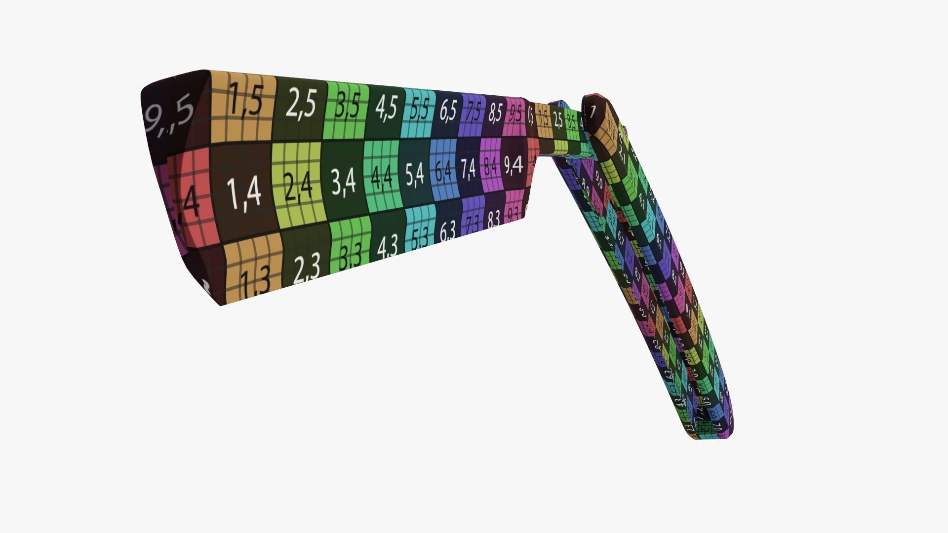 Straight vintage razor open 3D model_13