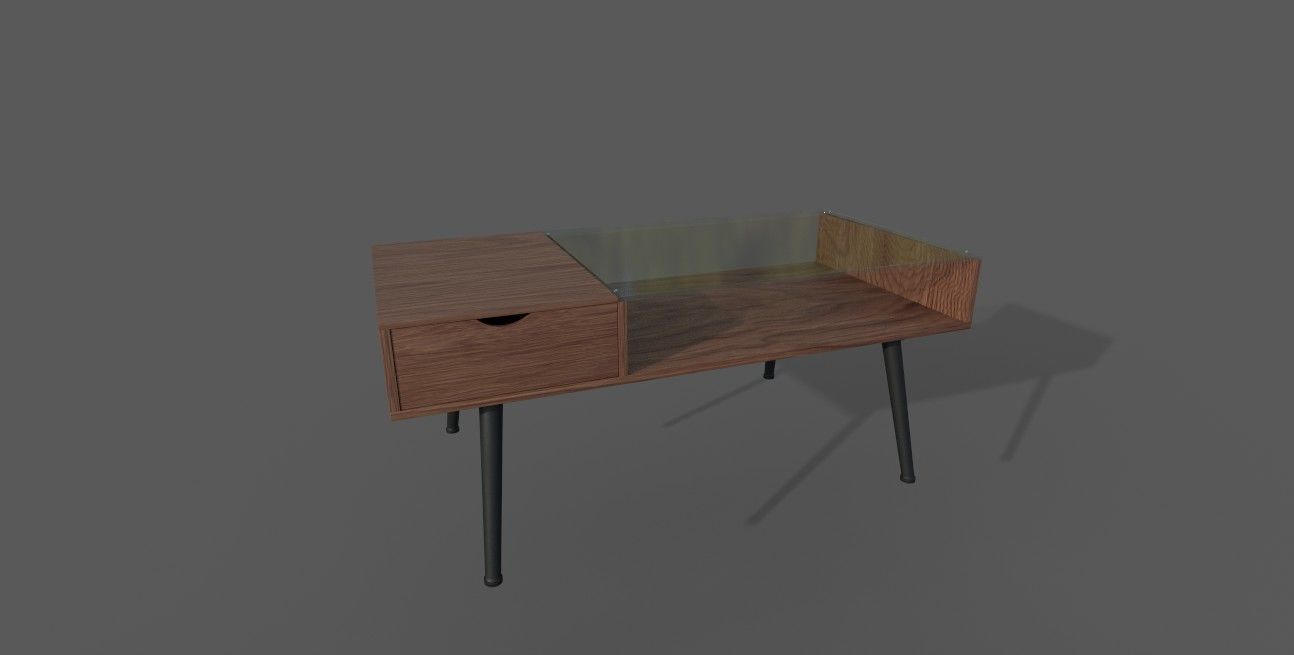 Coffee Table Free 3D model_1
