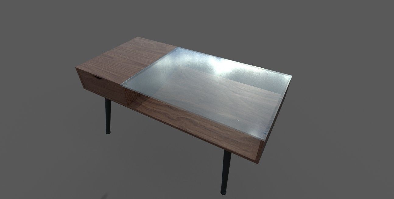 Coffee Table Free 3D model_3