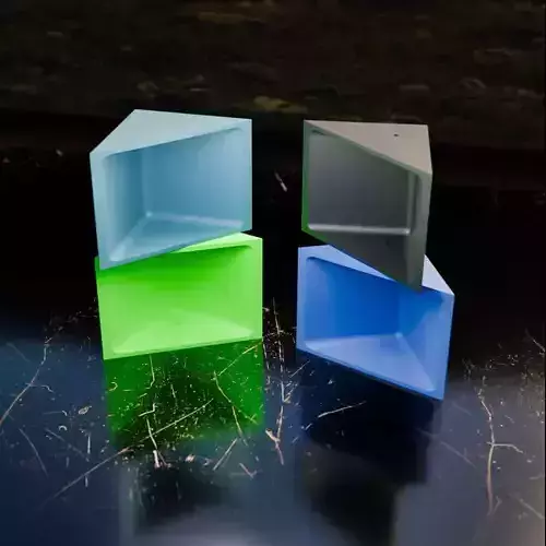 031ME Triangular End Photo Booth