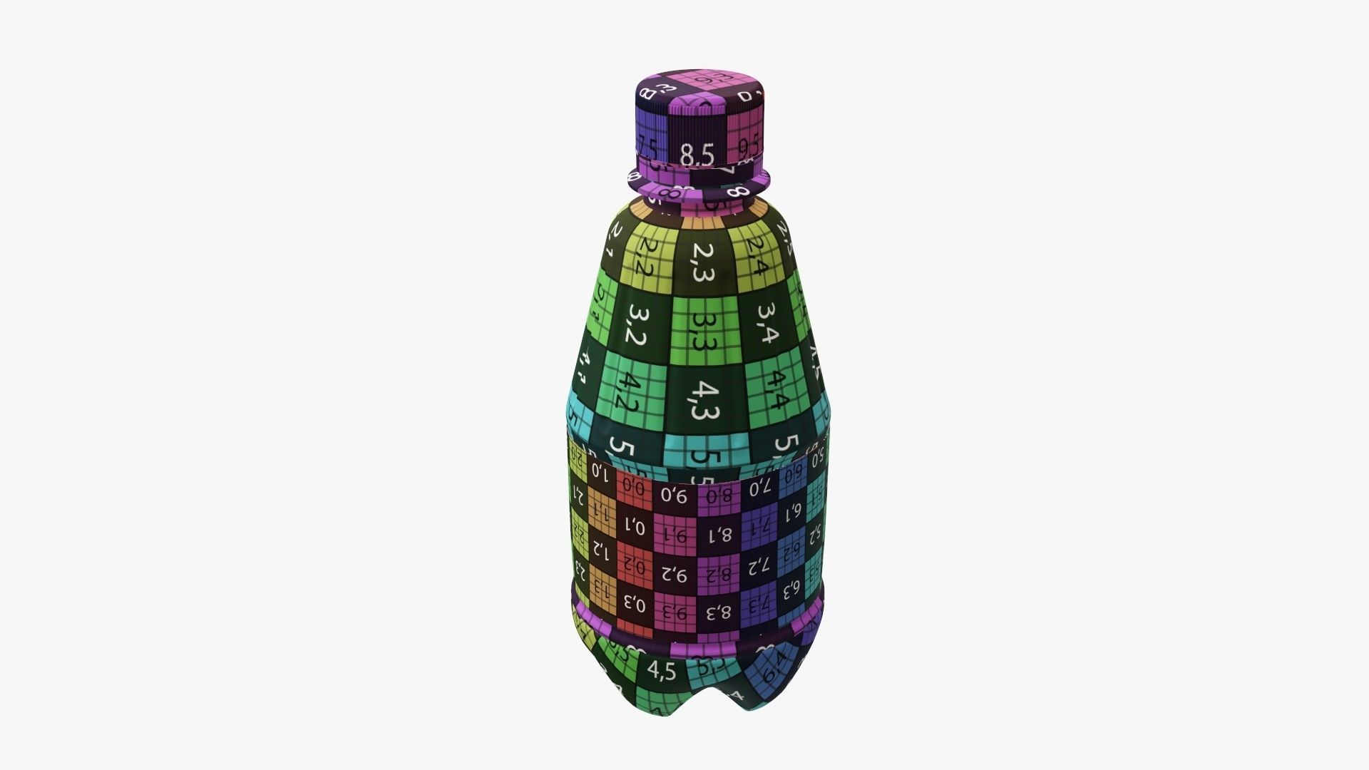  300 ml juice bottle 3D model_10