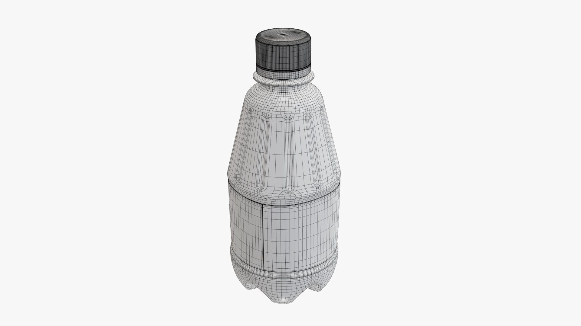  300 ml juice bottle 3D model_5
