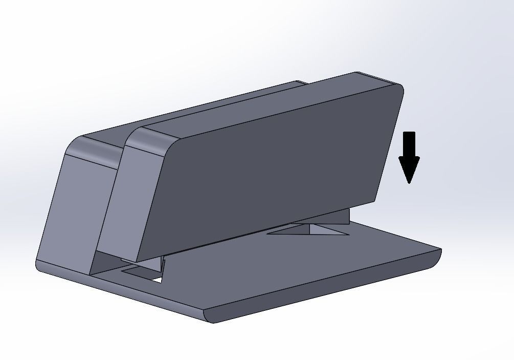 Vinyl record display Broken Bridge 3D print model_2