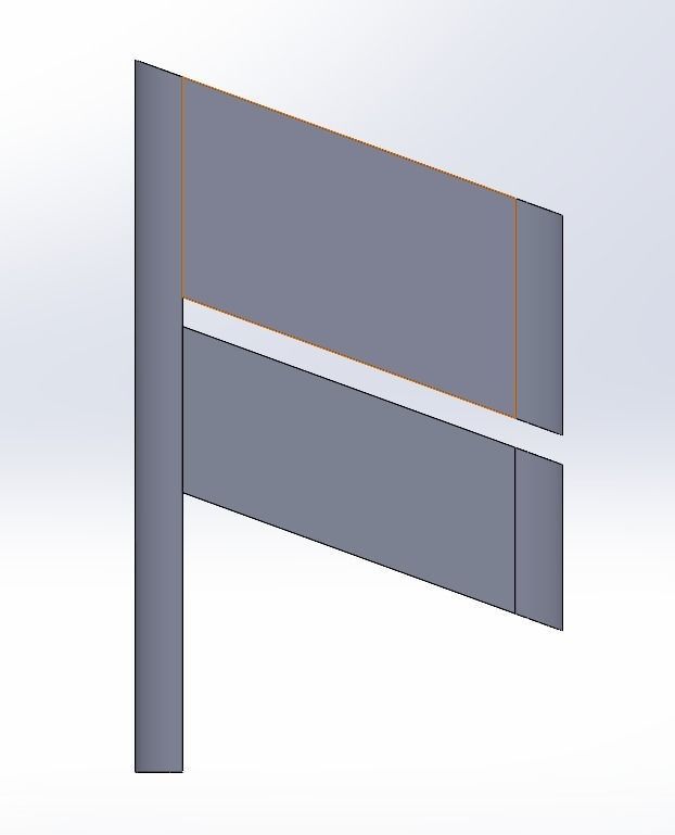 Vinyl record display Broken Bridge 3D print model_1