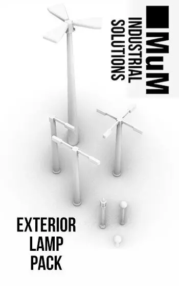 Exterior Lamp Pack 3D print model