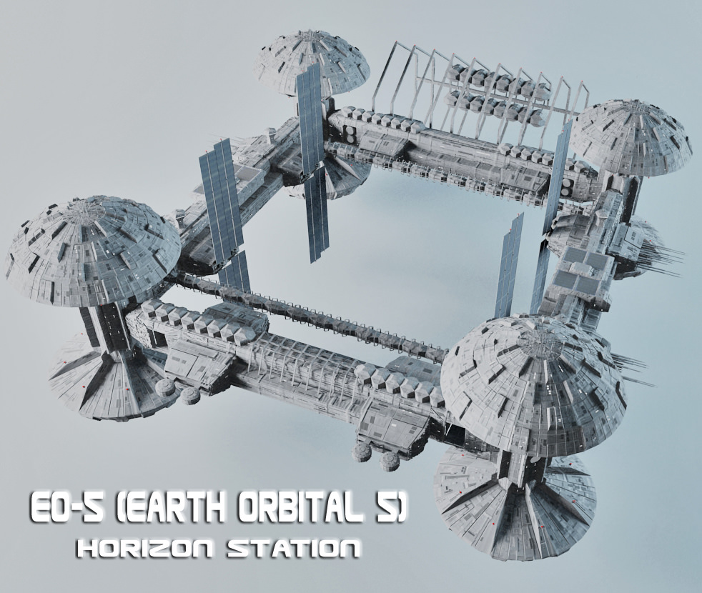 CDF Horizon Station Earth Orbital 5 3D model_20