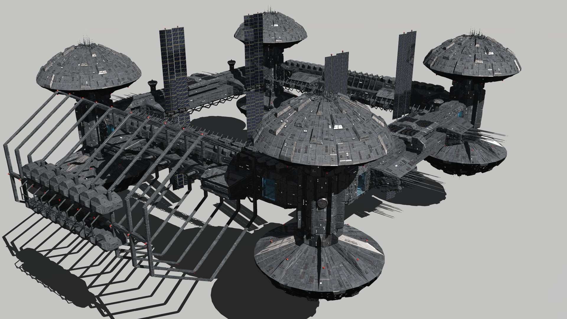 CDF Horizon Station Earth Orbital 5 3D model_3