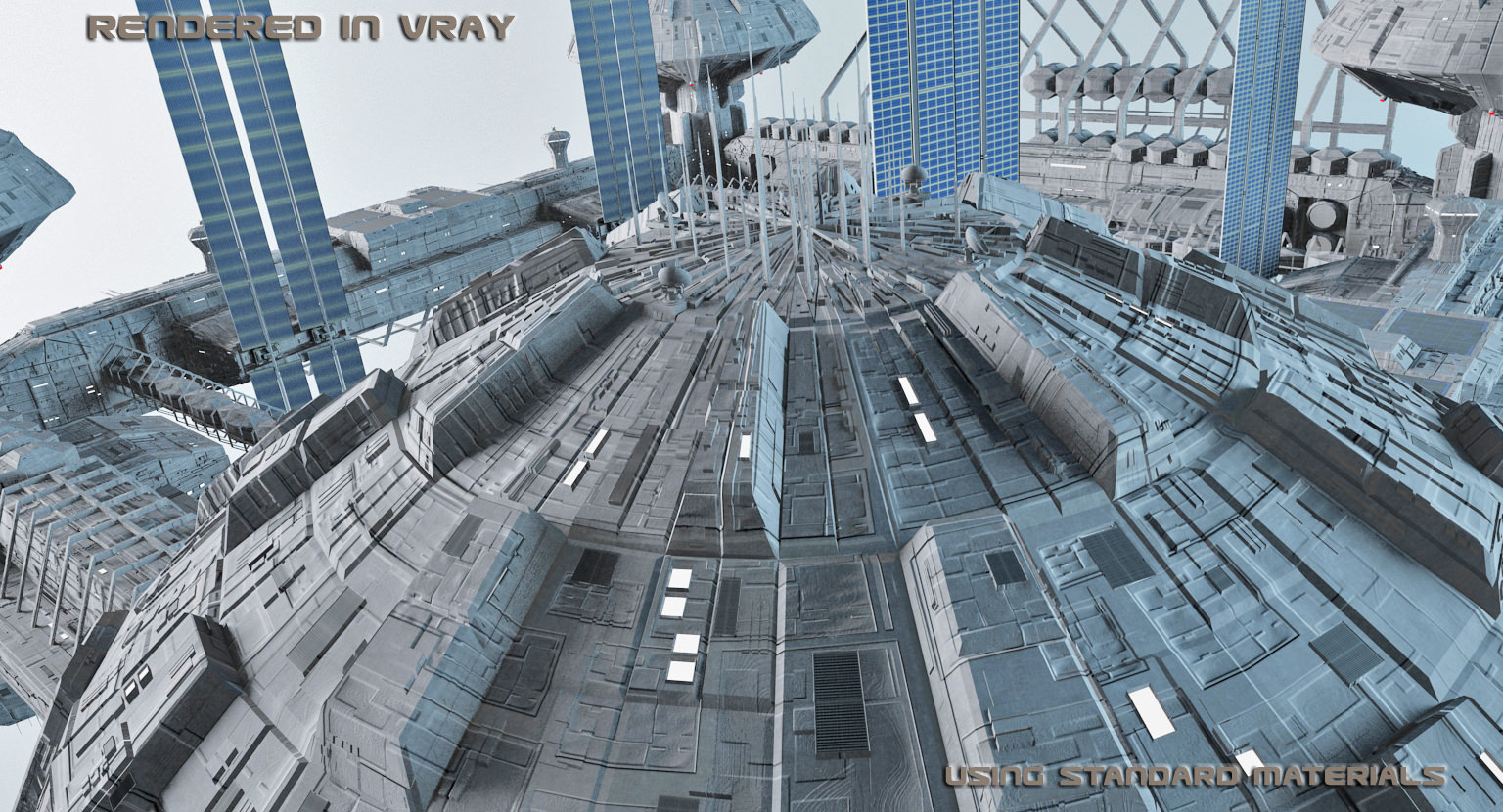 CDF Horizon Station Earth Orbital 5 3D model_23
