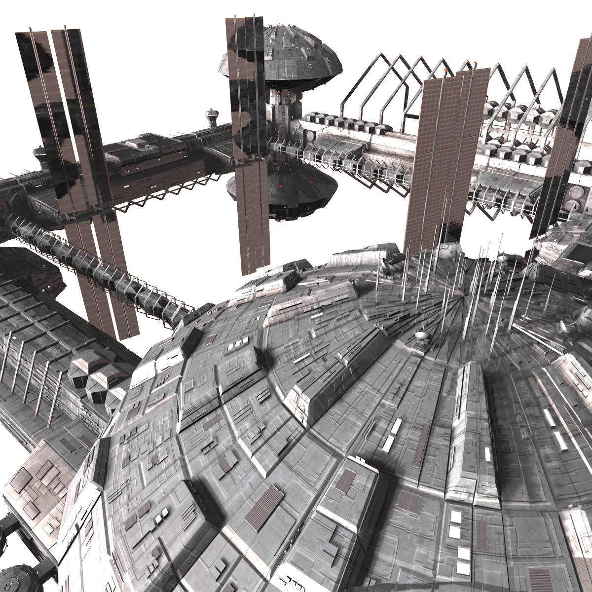 CDF Horizon Station Earth Orbital 5 3D model_28