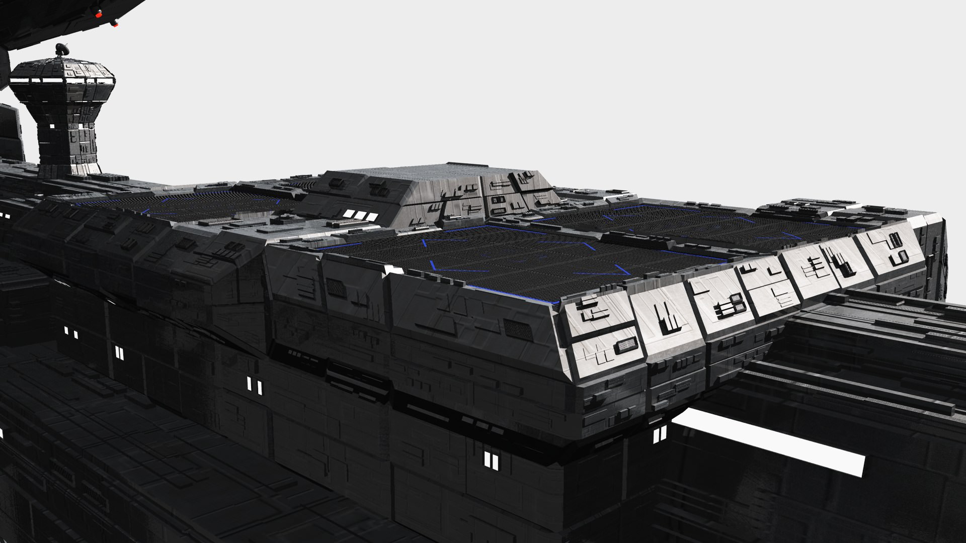 CDF Horizon Station Earth Orbital 5 3D model_17