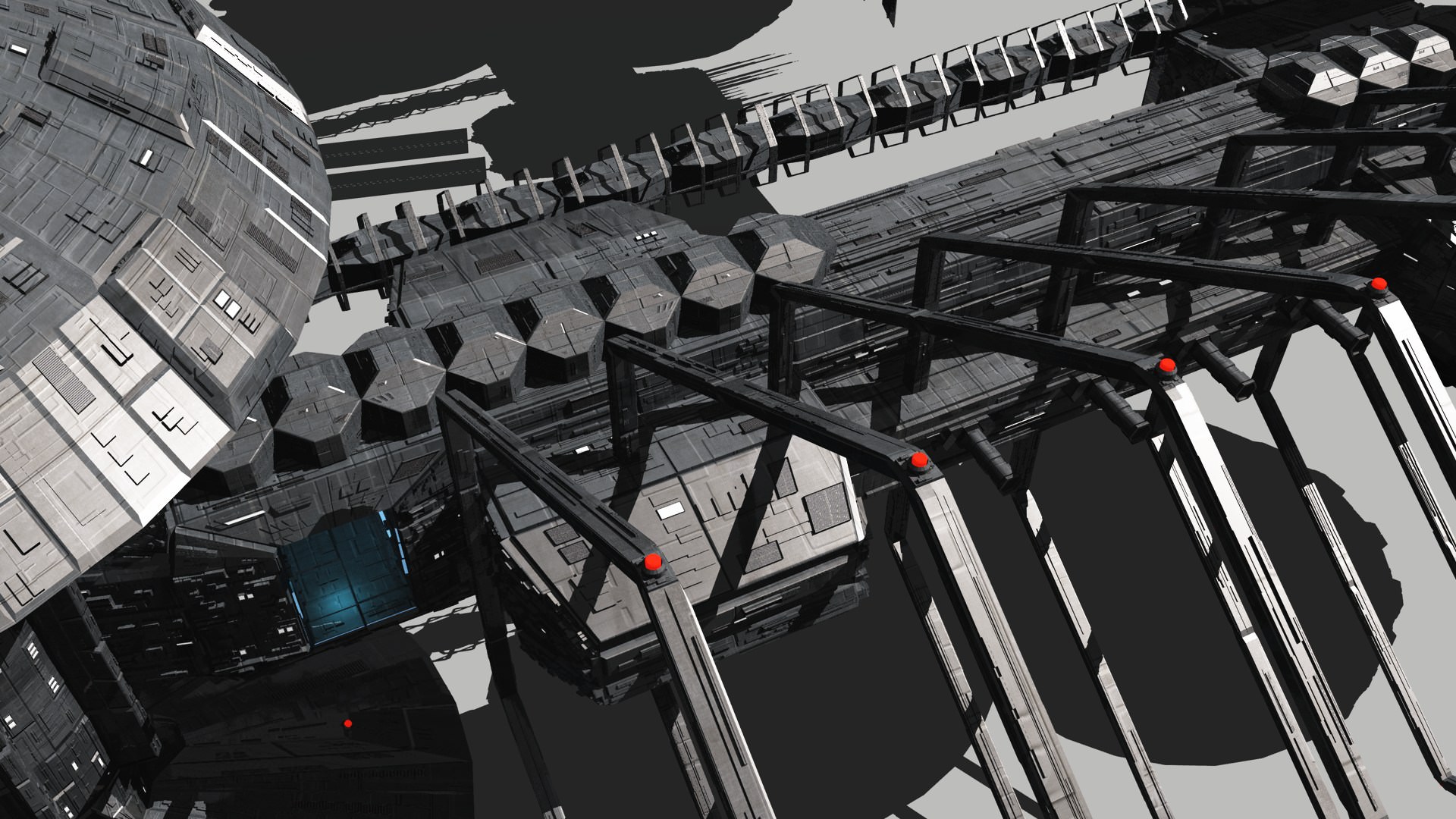 CDF Horizon Station Earth Orbital 5 3D model_11