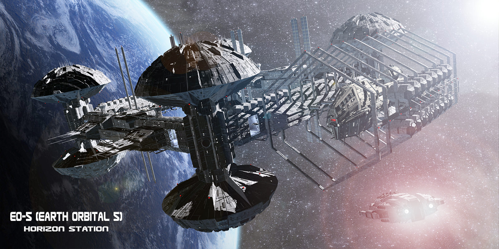 CDF Horizon Station Earth Orbital 5 3D model_10