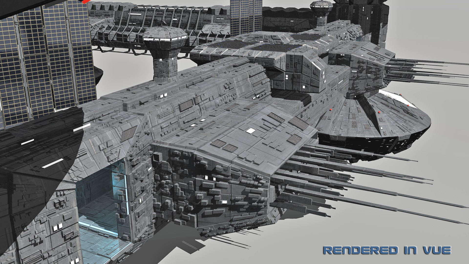 CDF Horizon Station Earth Orbital 5 3D model_15