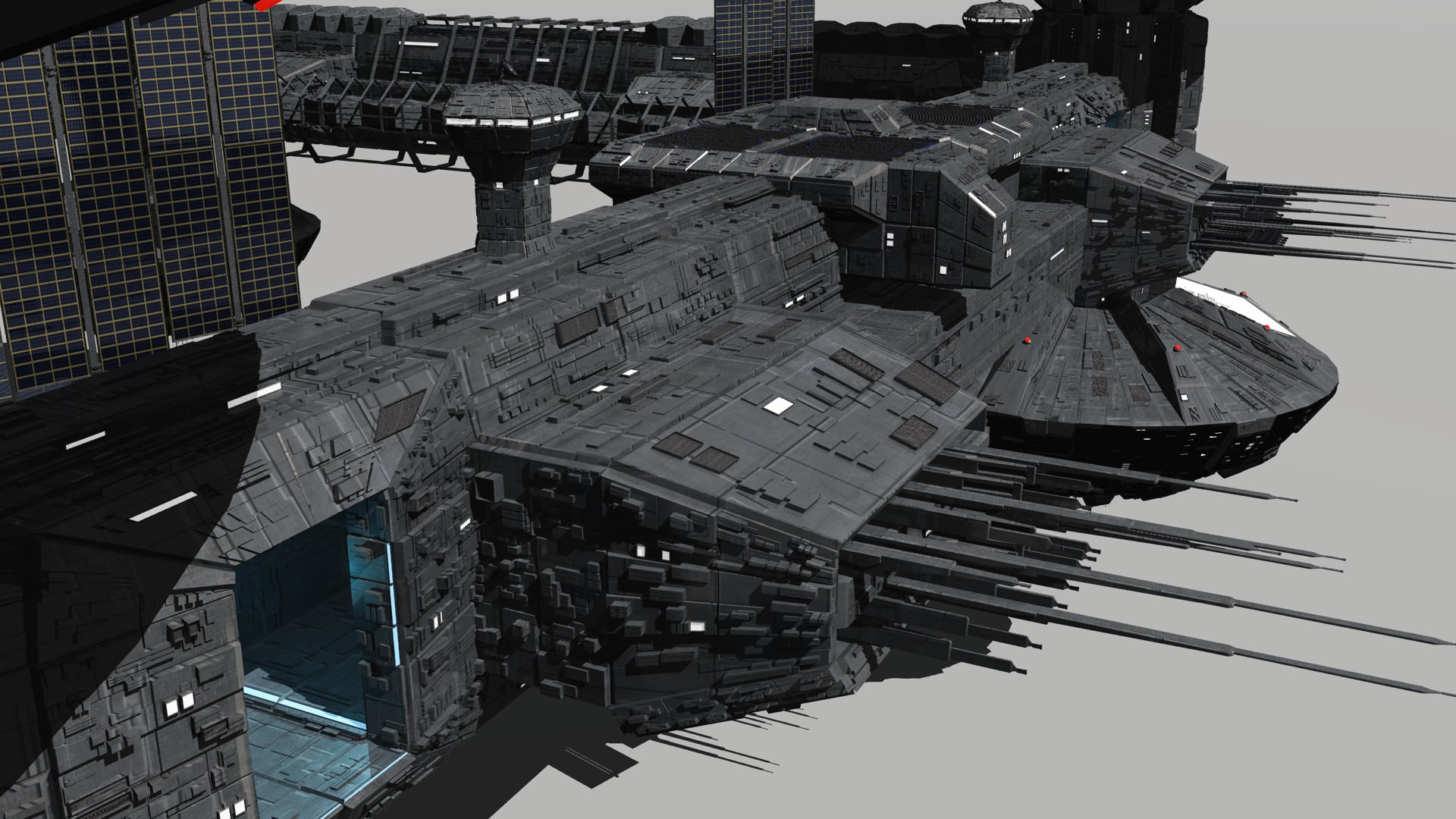 CDF Horizon Station Earth Orbital 5 3D model_4