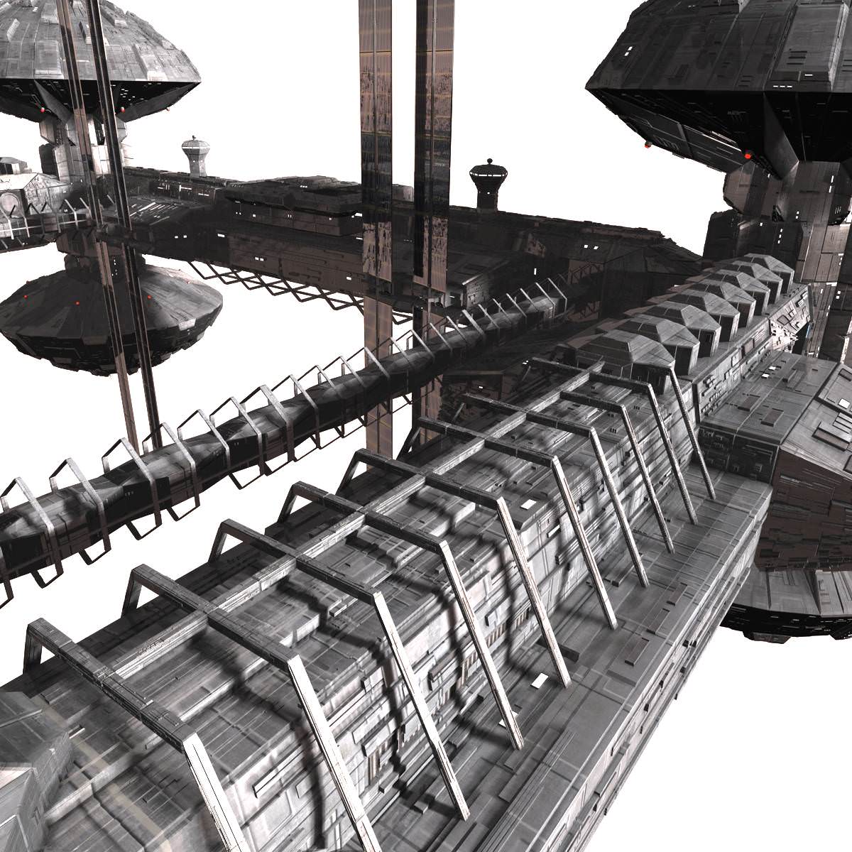 CDF Horizon Station Earth Orbital 5 3D model_16