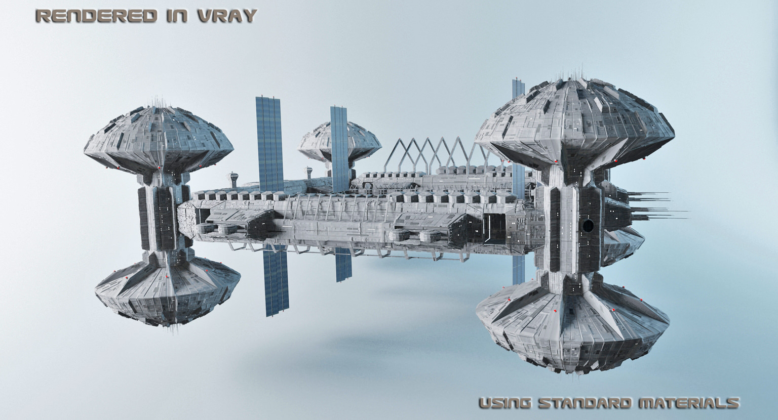 CDF Horizon Station Earth Orbital 5 3D model_30