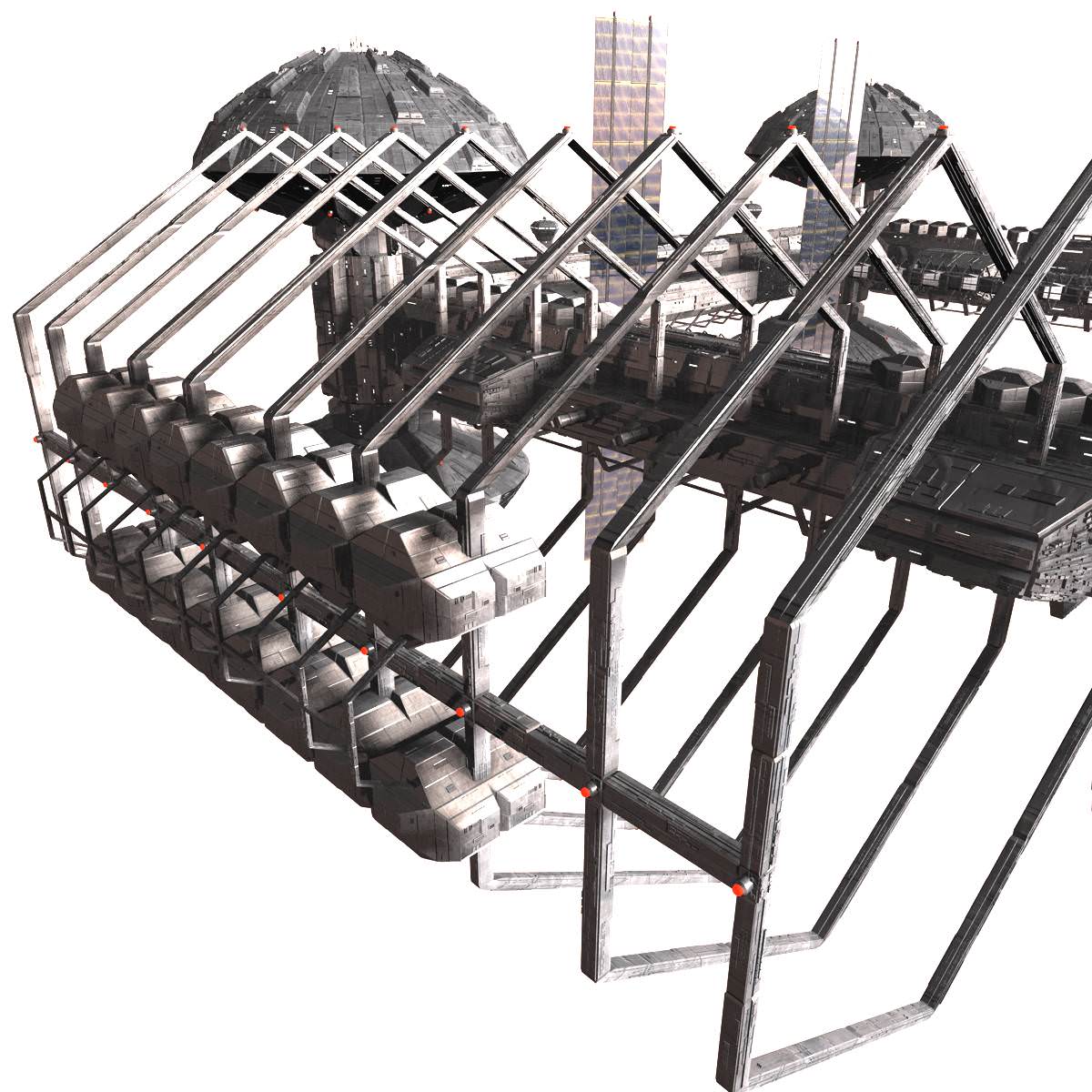 CDF Horizon Station Earth Orbital 5 3D model_19