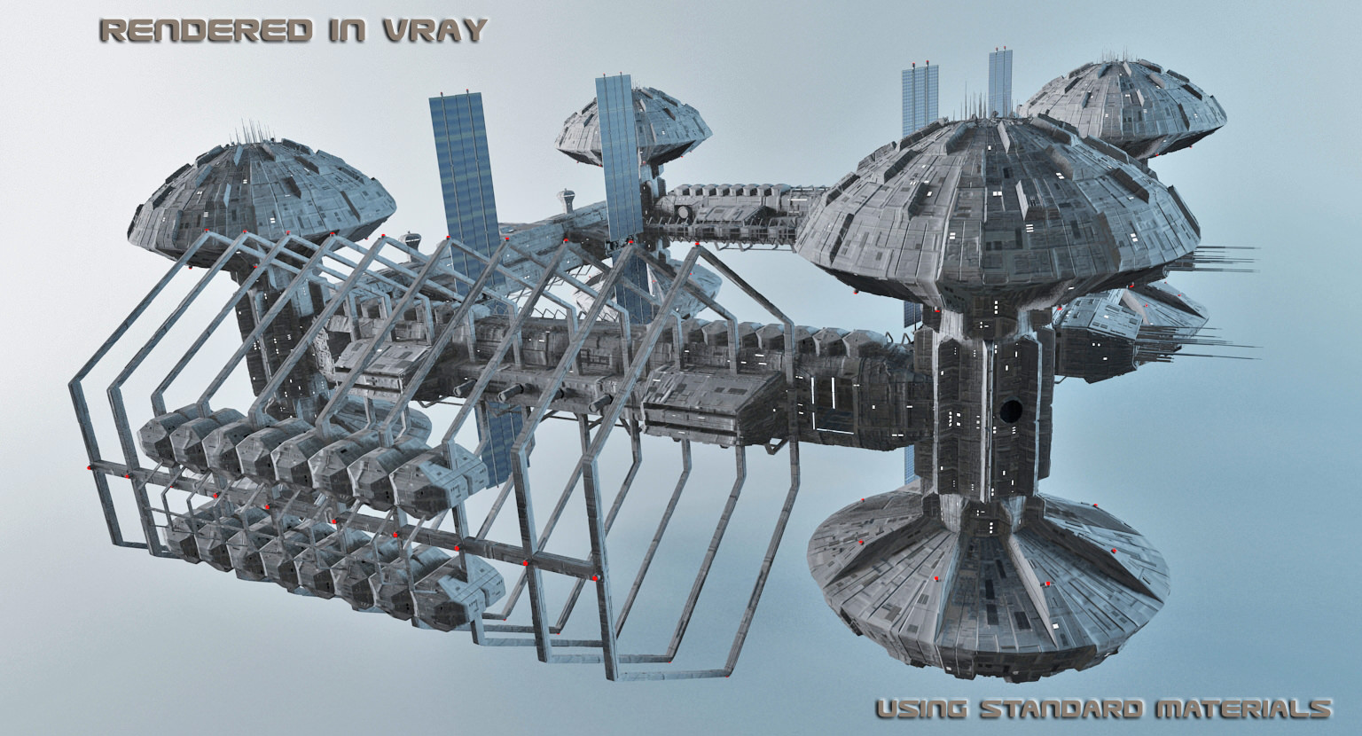 CDF Horizon Station Earth Orbital 5 3D model_6