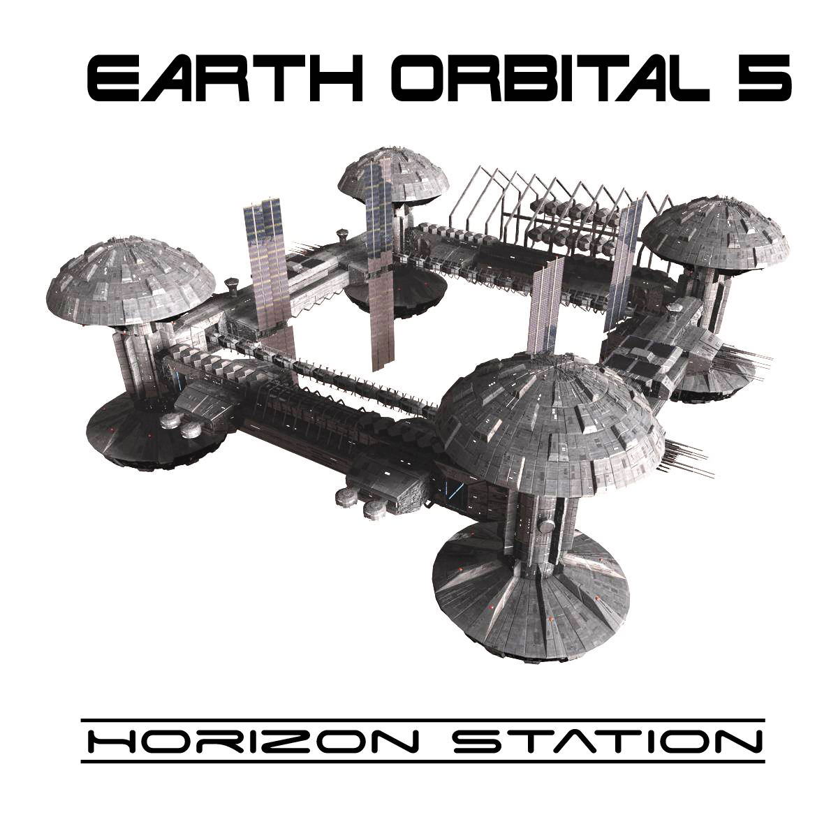 CDF Horizon Station Earth Orbital 5 3D model_7
