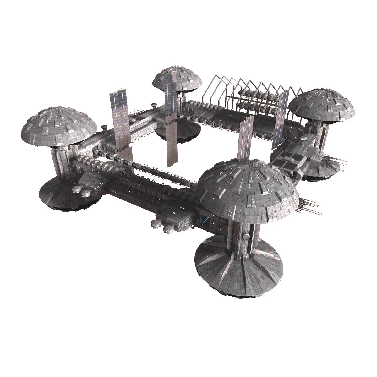 CDF Horizon Station Earth Orbital 5 3D model_25