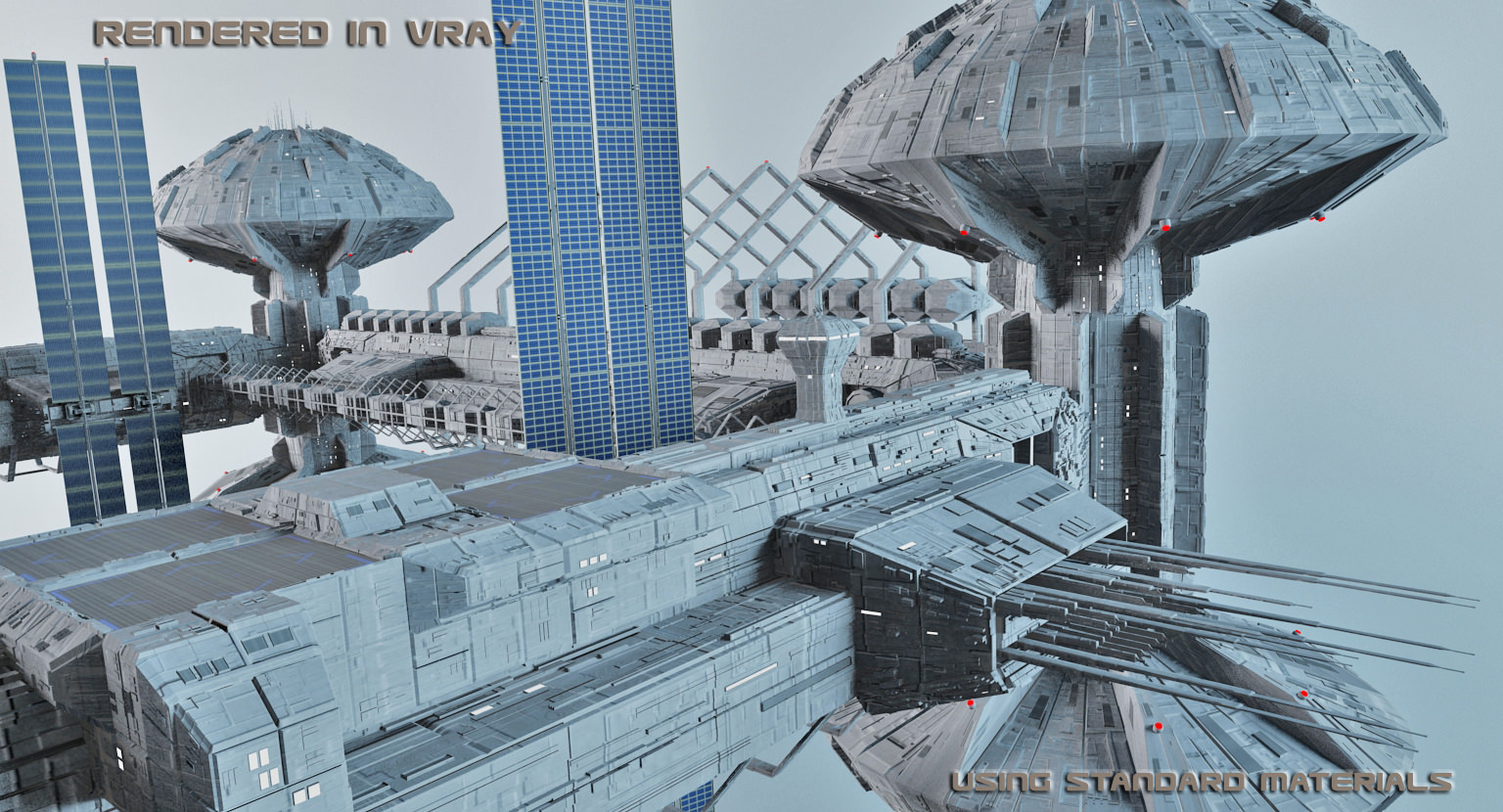 CDF Horizon Station Earth Orbital 5 3D model_2