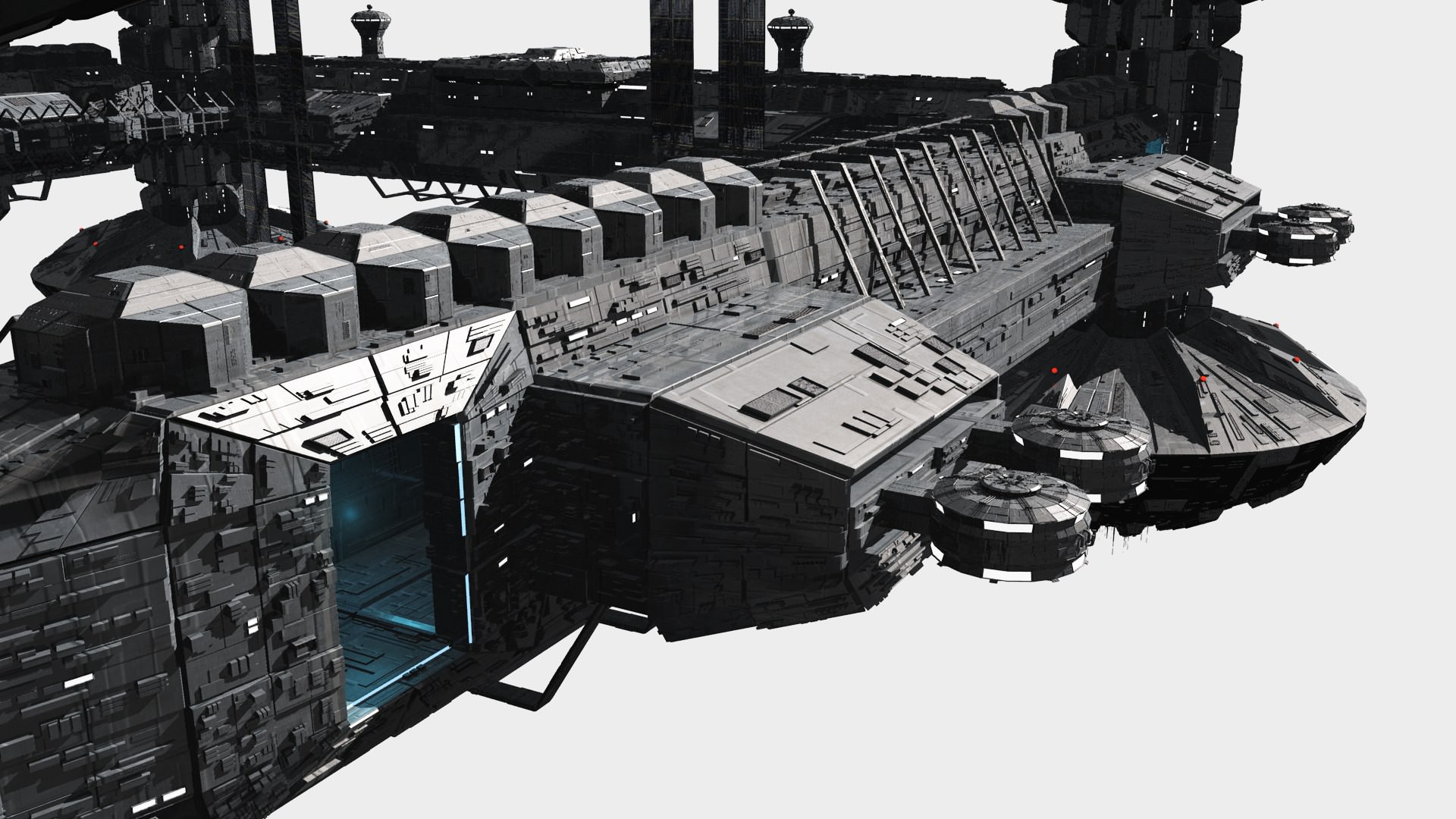 CDF Horizon Station Earth Orbital 5 3D model_21