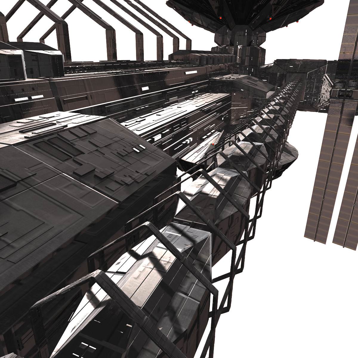 CDF Horizon Station Earth Orbital 5 3D model_8