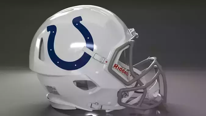 Football Helmet NFL pro Colts PBR