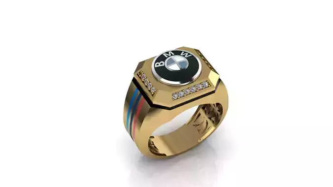 men ring 24  3D print model