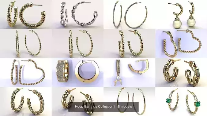 Hoop Earrings Collection 