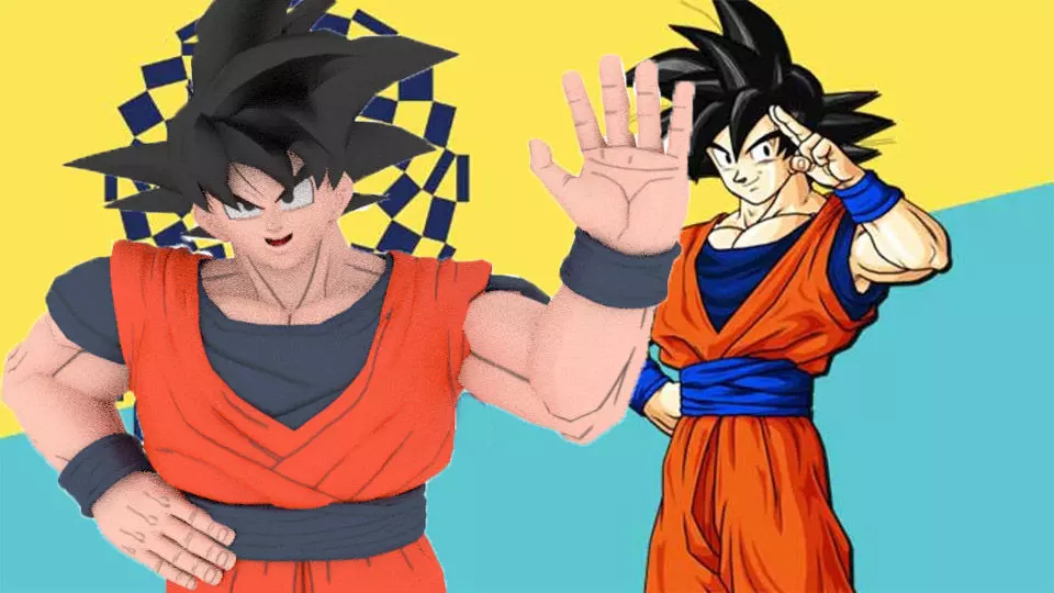 Goku 3D Model And Rig 3D model_0