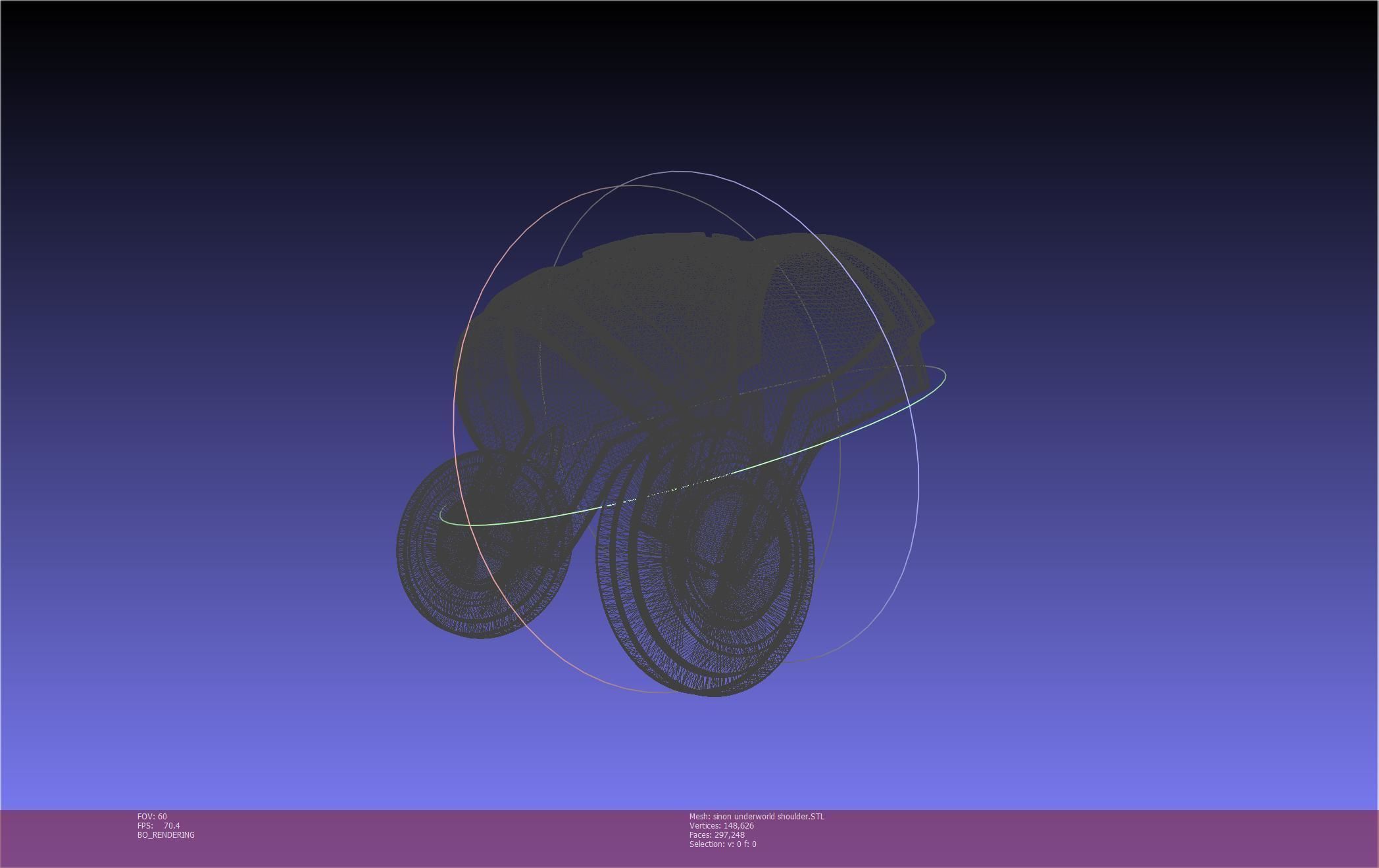 Sword Art Online Sinon Underworld Shoulder Armor 3D print model_80