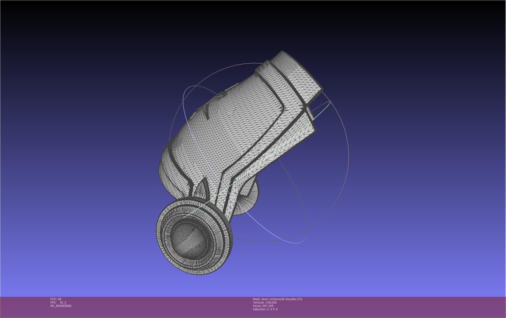 Sword Art Online Sinon Underworld Shoulder Armor 3D print model_20