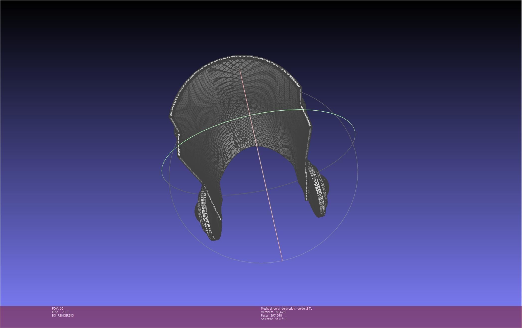 Sword Art Online Sinon Underworld Shoulder Armor 3D print model_23