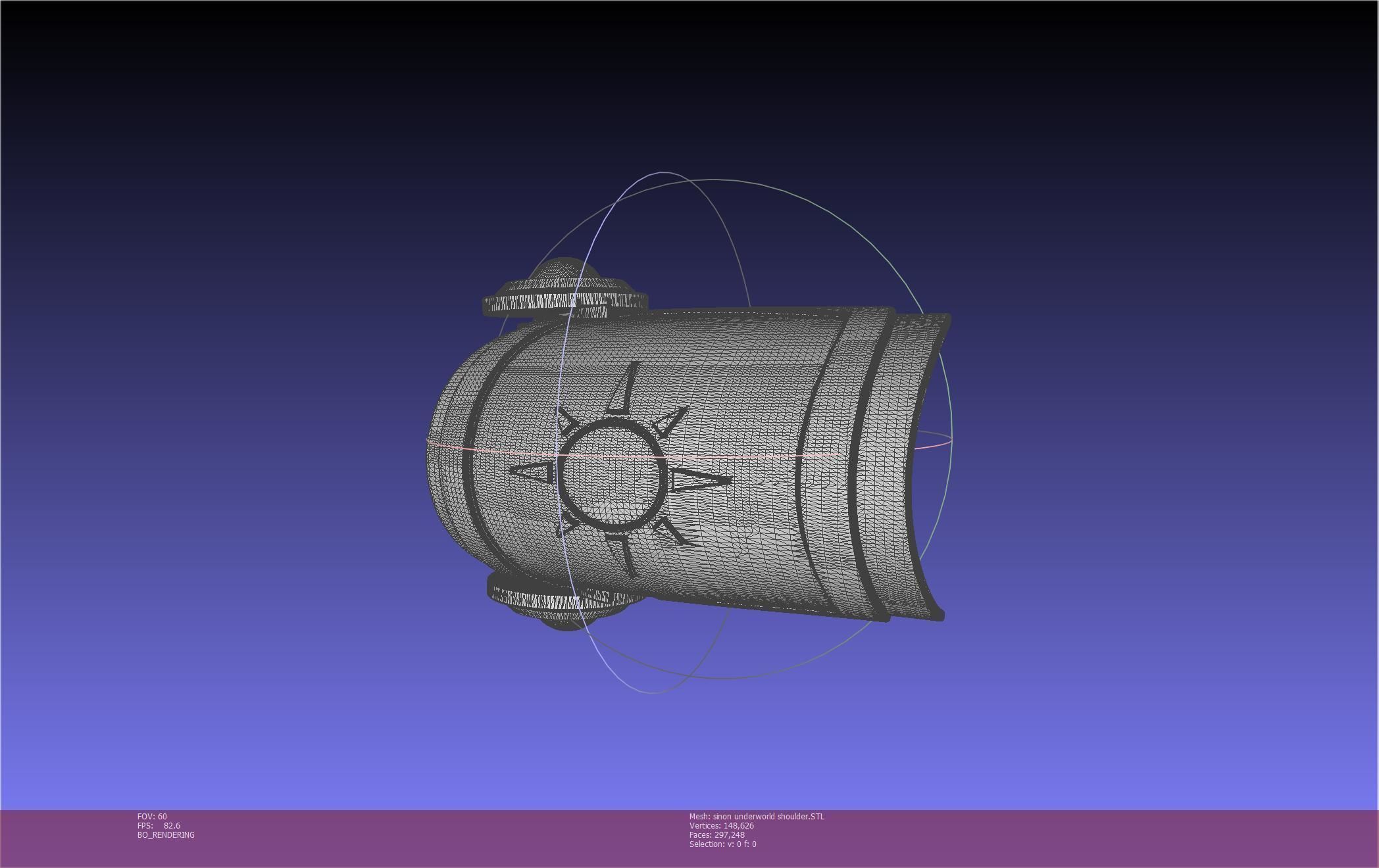 Sword Art Online Sinon Underworld Shoulder Armor 3D print model_38