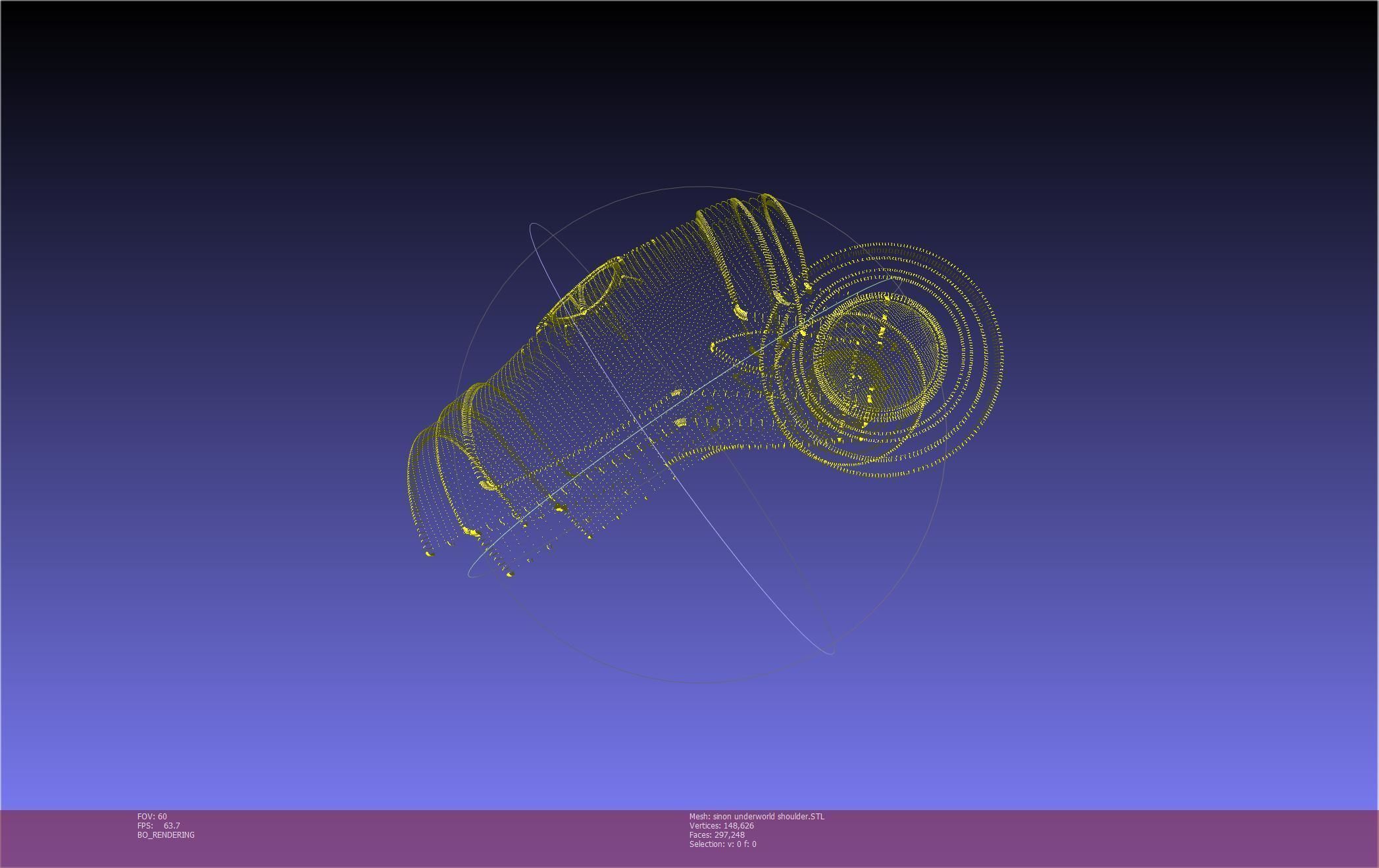 Sword Art Online Sinon Underworld Shoulder Armor 3D print model_77