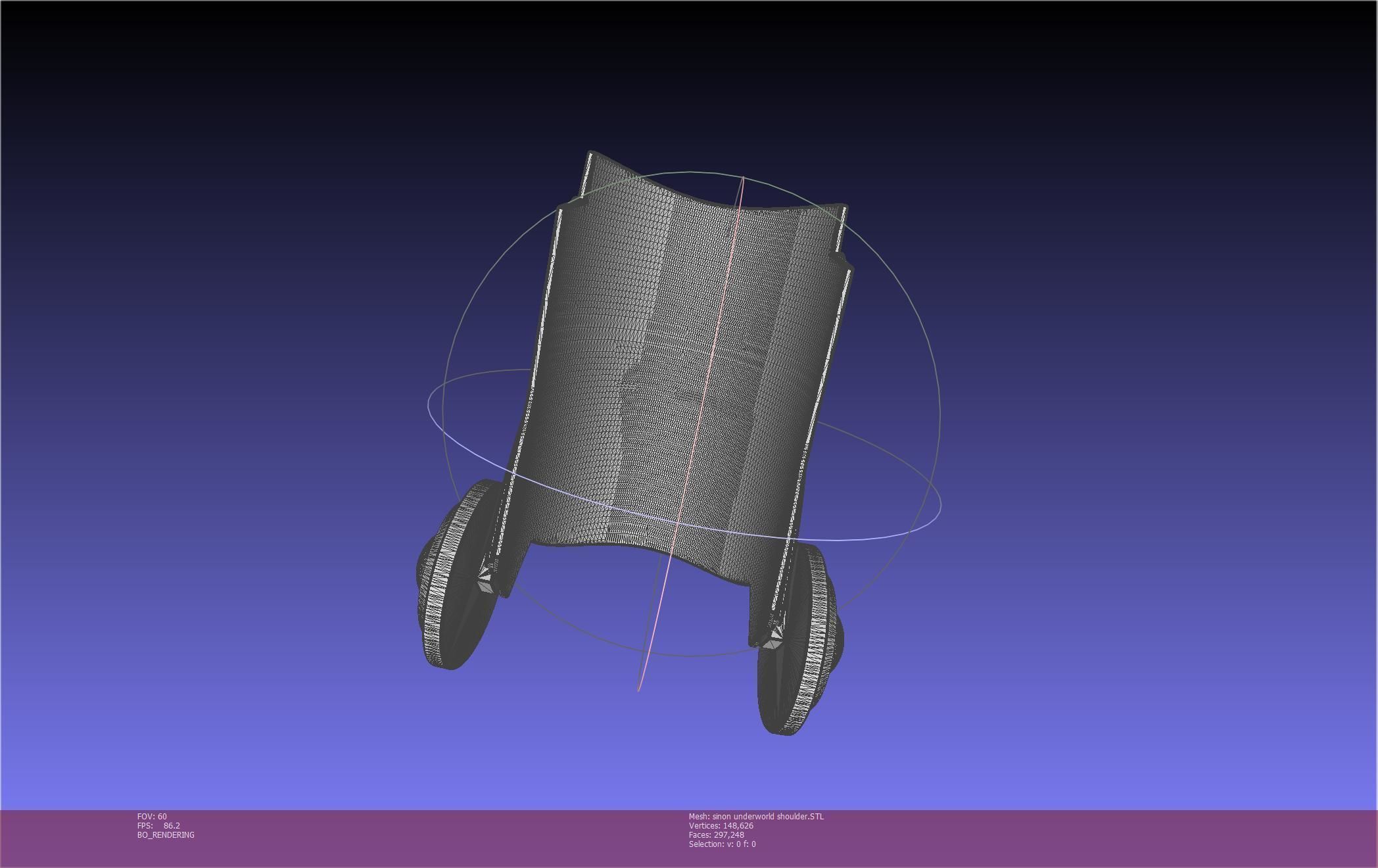 Sword Art Online Sinon Underworld Shoulder Armor 3D print model_27