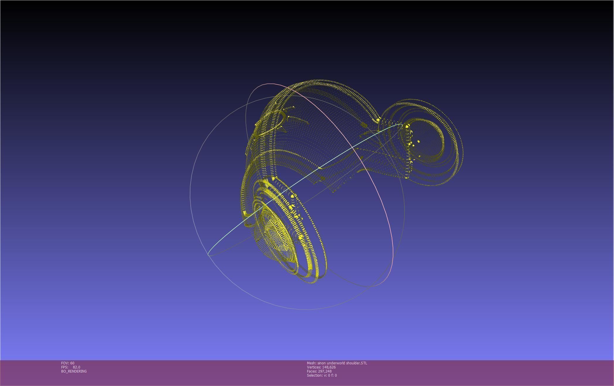 Sword Art Online Sinon Underworld Shoulder Armor 3D print model_78