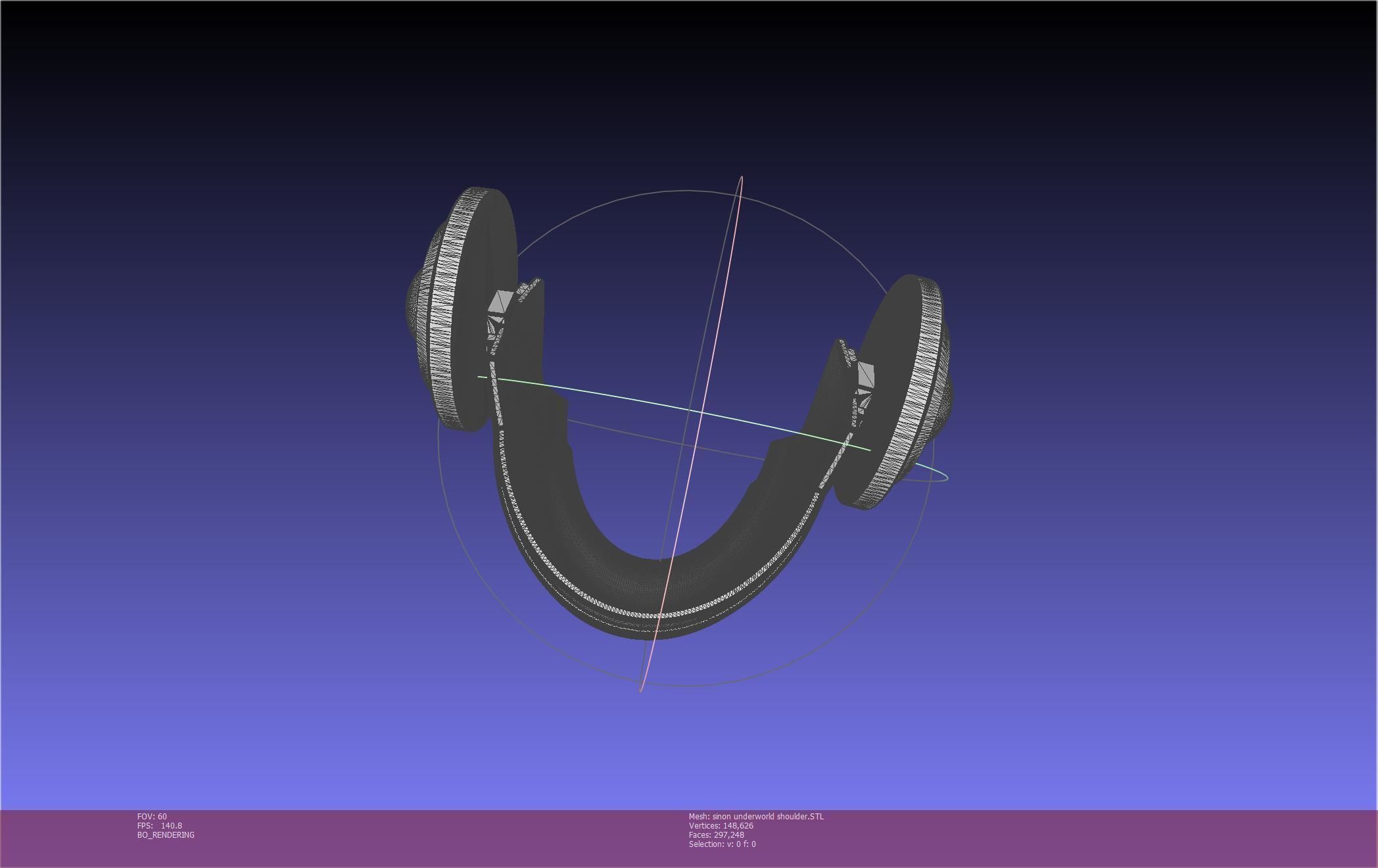 Sword Art Online Sinon Underworld Shoulder Armor 3D print model_29