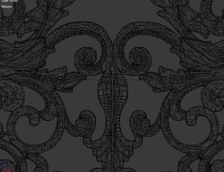 Classic decor ornament v-3D model15 3D model_10