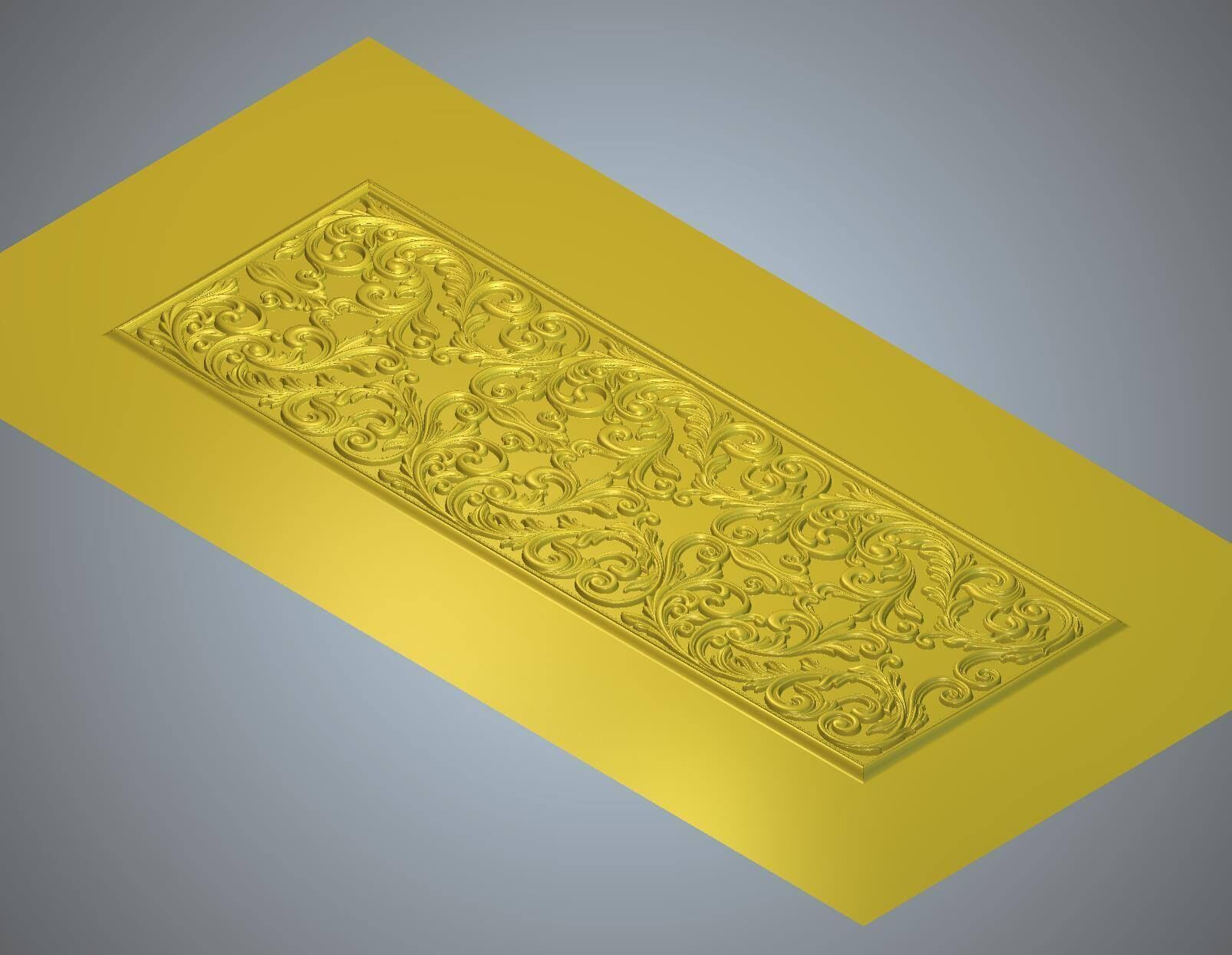 Classic decor ornament v-3D model15 3D model_3