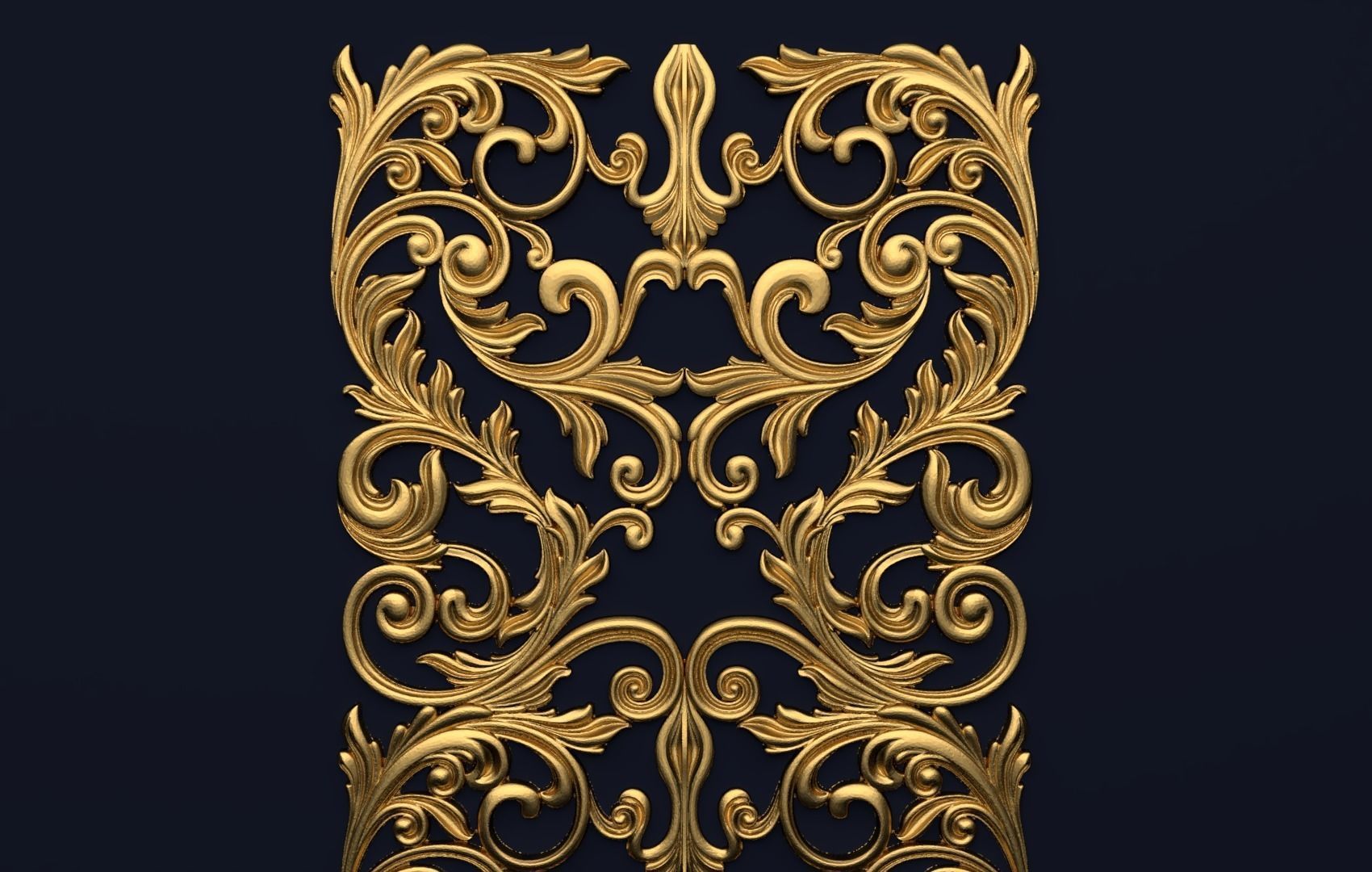 Classic decor ornament v-3D model15 3D model_1