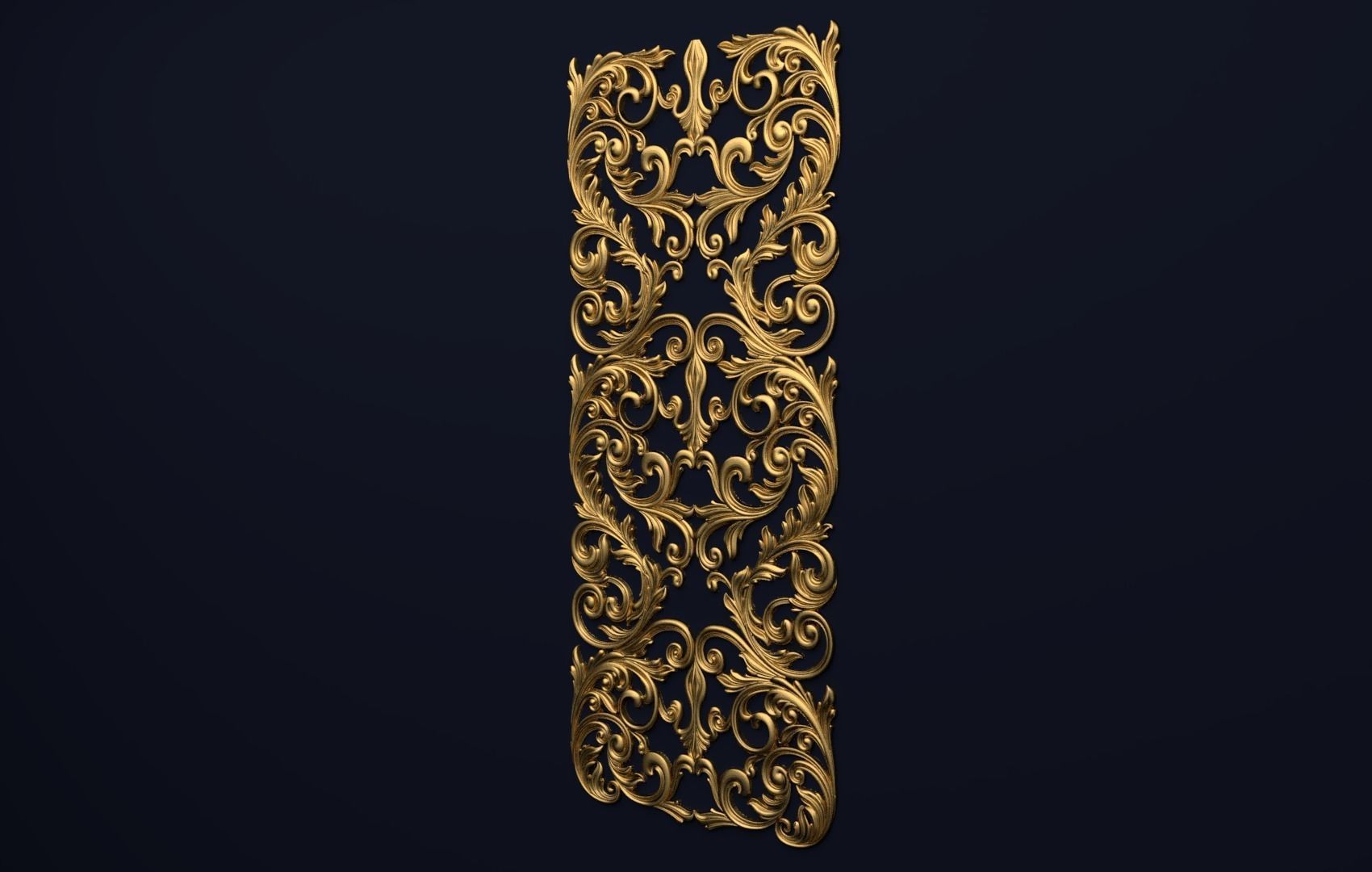 Classic decor ornament v-3D model15 3D model_4