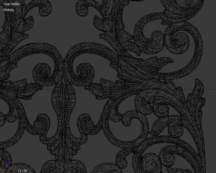 Classic decor ornament v-3D model15 3D model_8