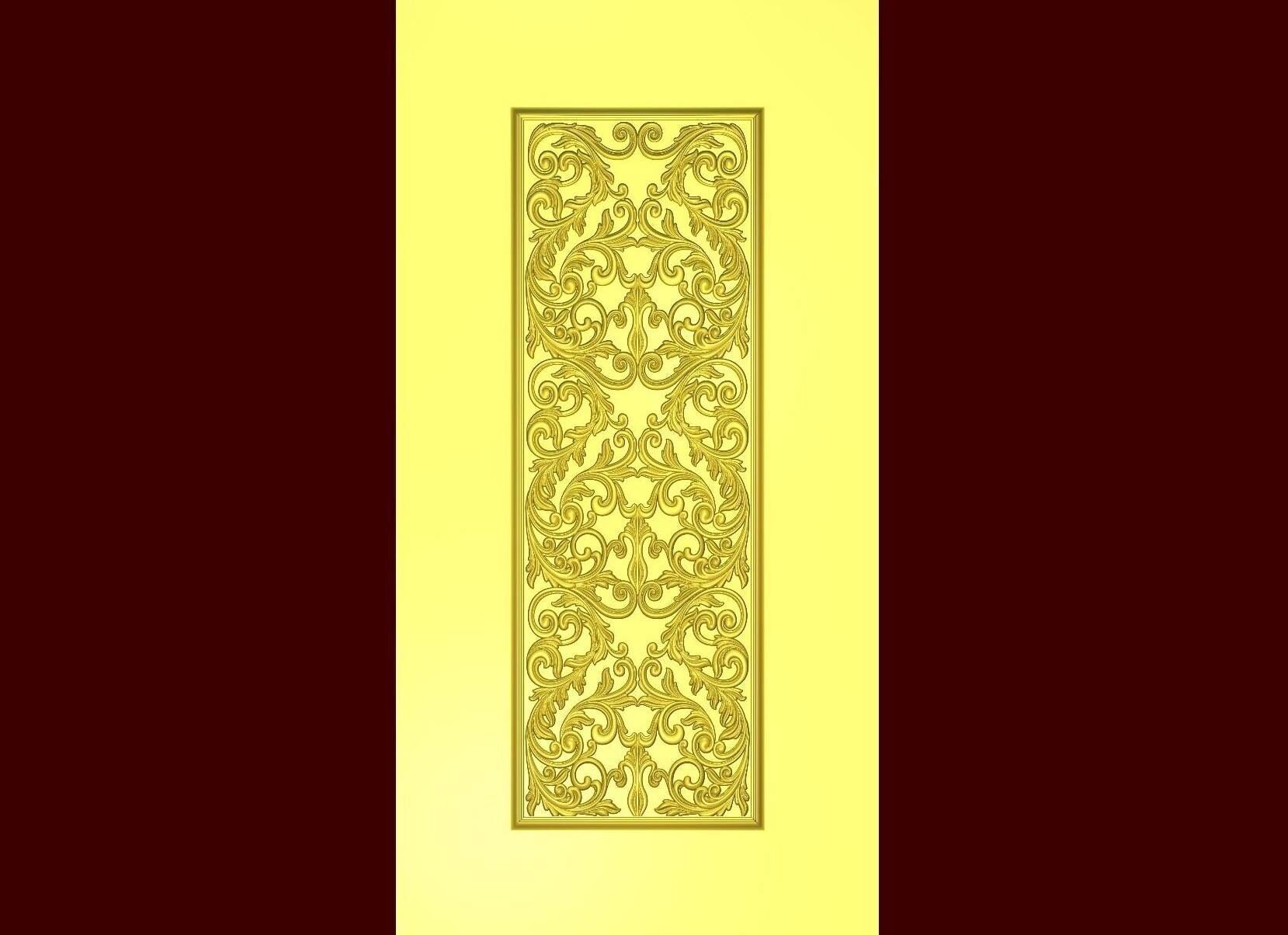 Classic decor ornament v-3D model15 3D model_6