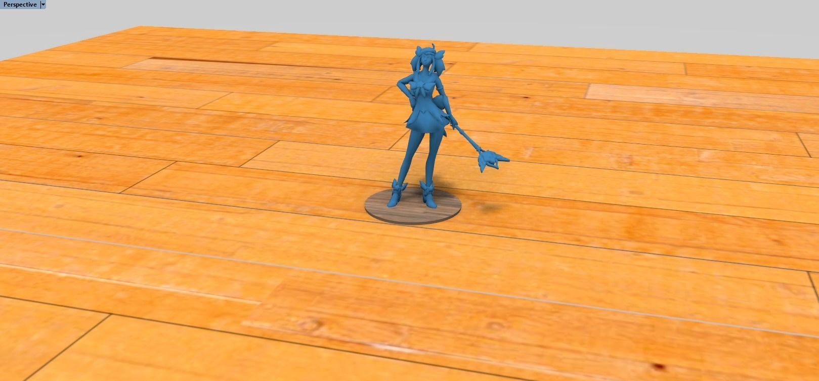 Star Guardian Lux Fanart  3D print model_1