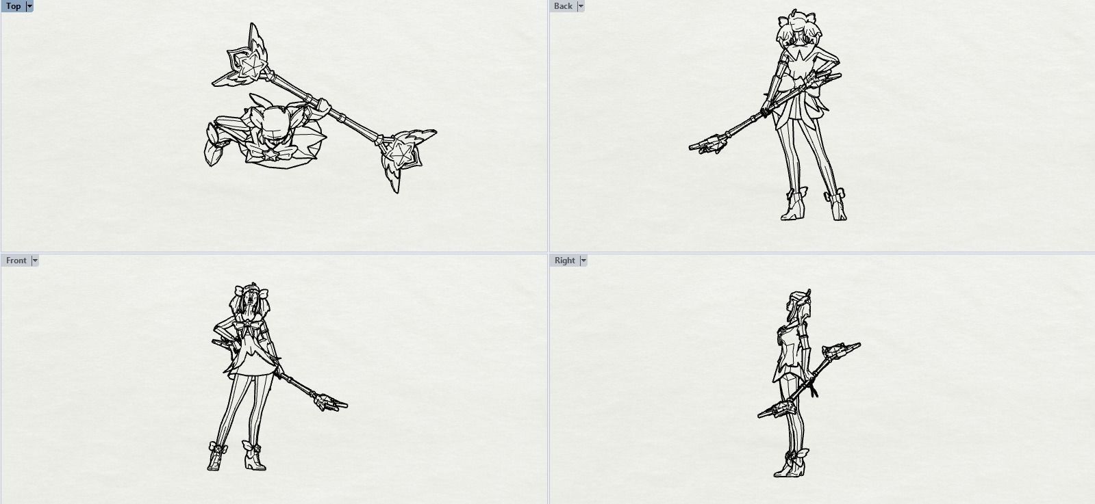 Star Guardian Lux Fanart  3D print model_3