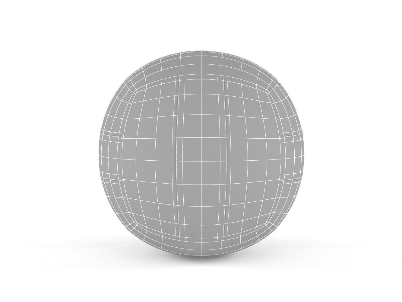 Volleyball Ball 3D model_8
