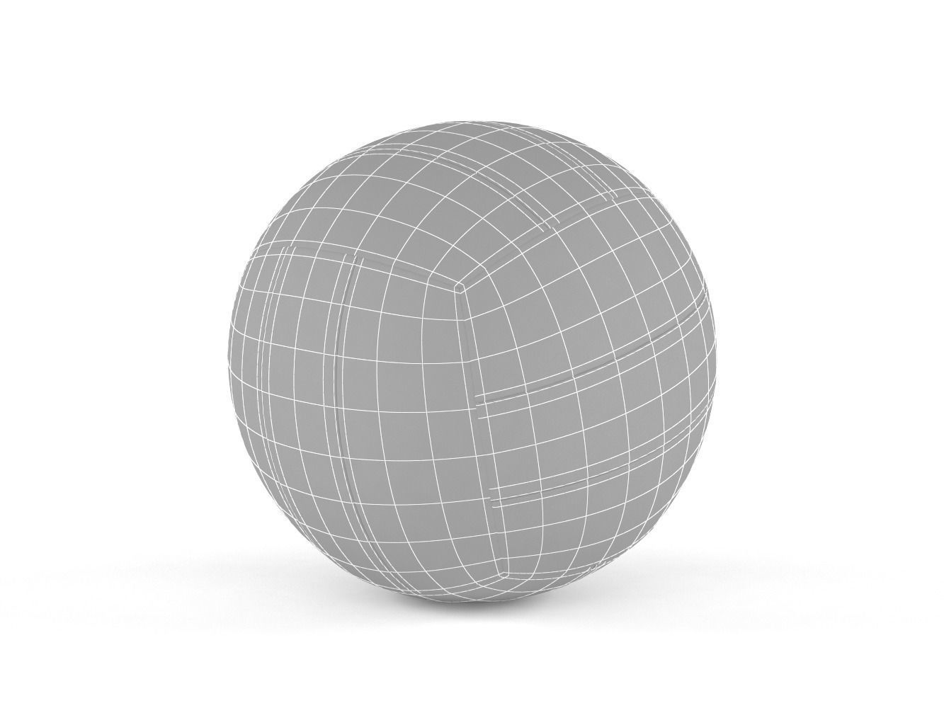 Volleyball Ball 3D model_9