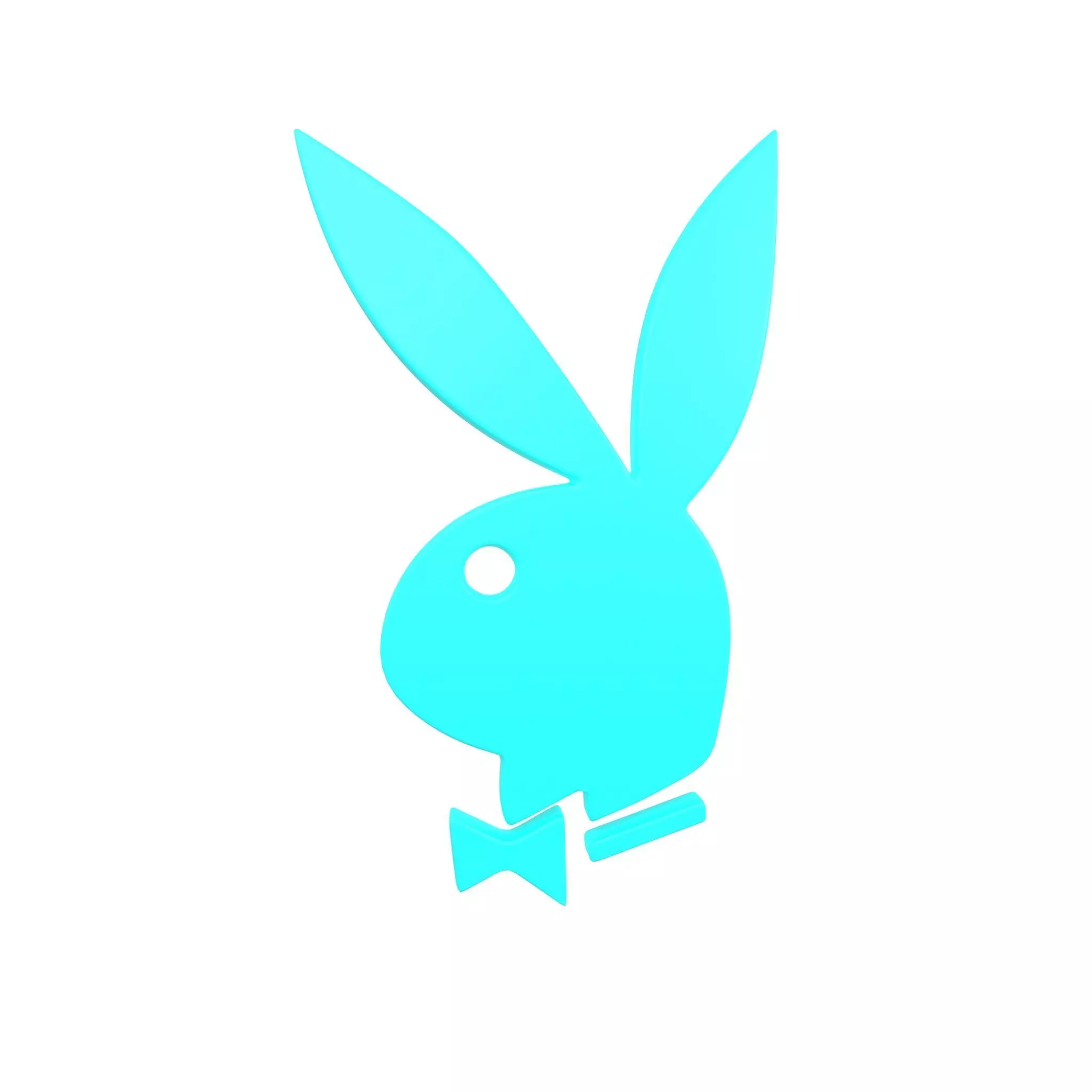 Playboy Logo v1 003 Free low-poly 3D model